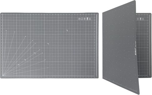 iMAT Flip Cutting Mat Note A1 (Inch Version), 24 x 36 in (60 x 90 cm), Foldable, Ideal for Crafts, Paper Cutting, Large Leather and Cloth Projects, Sketching, Drawing (Ash Grey) in Saudi Arabia
