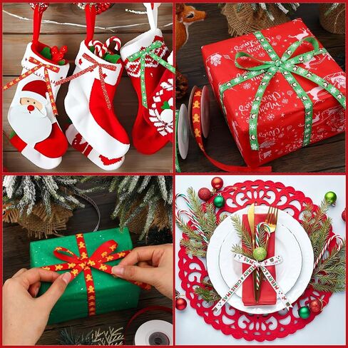 شريط DECYOOL Valentine، 6 لفات 60 ياردة أشرطة Grosgrain لعيد الحب بعرض 10 مم شريط طباعة قلب الحب لتغليف الهدايا وديكورات المنزل والحرف اليدوية in Kuwait