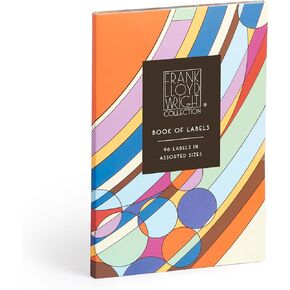 Galison Frank Lloyd Wright – Book Of Labels Including 8 Label Pads Featuring Different Geometric Patterns Perfect For Labeling And Gifting