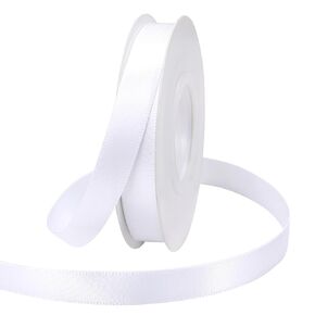 VOBOBE Satin Ribbon, 3/8inch 50 Yards Solid Fabric Ribbon for Gift Wrapping Hair Accessories for Braided Solid Fabric Ribbon for Gift Wrapping Wedding Christmas Decor (Pink+White+Black+Red+Blue)