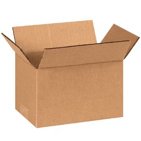 Aviditi 854 Corrugated Cardboard Box 8" L x 5" W x 4" H, Kraft, for Shipping, Packing and Moving (Pack of 25)
