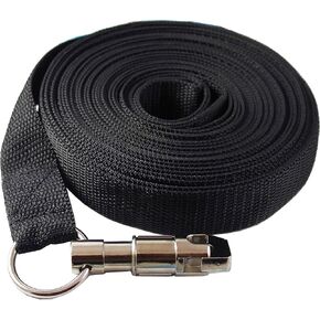 Dog Leash 1" Wide Nylon 15 Feet Long for Training Swivel Locking Snap