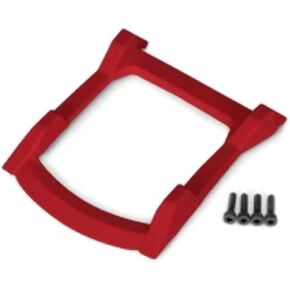 Traxxas 6728R - Skid Plate, roof (Body) (red)/ 3x12mm CS (4)