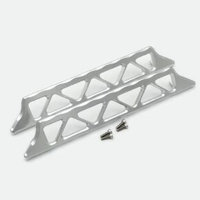 Aluminum Side Trail Bar Nerf Bar - 1PR for Traxxas X-Maxx XMAXX XRT 7723 Silver