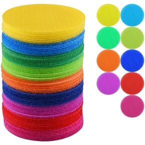 72 Pcs Carpet Spots Markers, 4 Inch Reusable Classroom Floor Marker Dots, Flexible Seating Group Activity Game for Preschool Kindergarten, 9 Colors