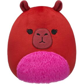 Squishmallows Original 8-Inch Marcia Maroon Capybara - Official Jazwares Plush (Little)