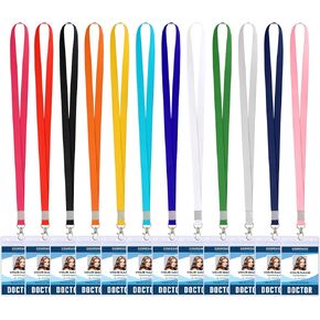 12PCS Cruise Lanyard for Ship Cards, Lanyards for Cruise Ship Cards,ID Badge Holder with Lanyard, ID Badge Holder for Royal Caribbean, Carnival