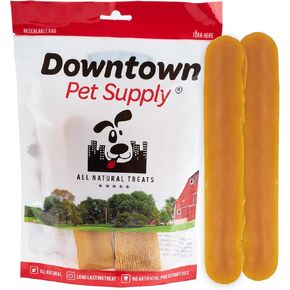 Downtown Pet Supply Yak Cheese Himalayan Dog Chews - Large Yak Chews Rich in Nutrients for Medium to Large Dogs - Long Lasting, Odorless and Easy to Digest Cheese Dog Treats - 2 LB