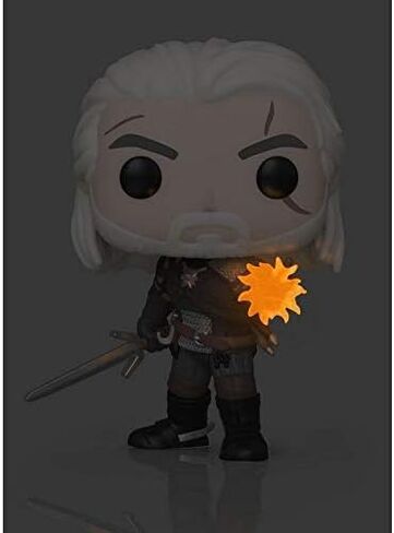 Funko Pop! Games: The Witcher 3: Wild Hunt - Geralt Glow in The Dark GameStop Exclusive Vinyl Figurine in Saudi Arabia