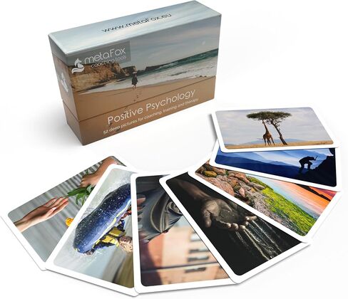 MetaFox - بطاقات صور التدريب - بطاقات التدريب على علم النفس الإيجابي - بطاقات الاندفاع للتدريب والعلاج وورش العمل - بطاقات تحفيز للتفكير in Kuwait