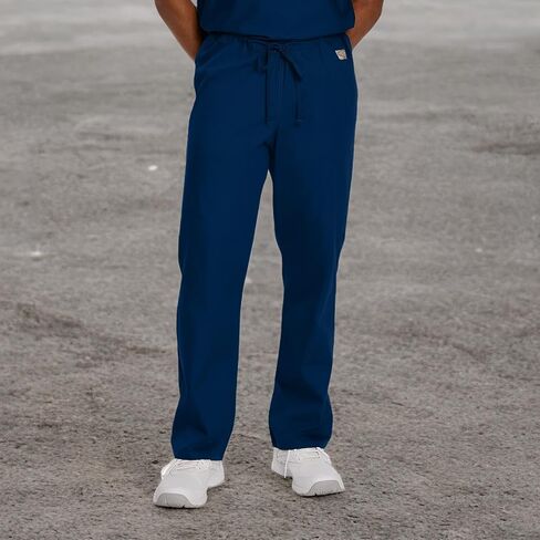 Landau Scrub Zone Unisex Relaxed Fit No-Pocket Scrub Pants LB403 in Saudi Arabia