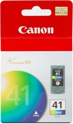 كانون CL-41 متوافق مع طابعات iP1700/iP1600،iP6220D/iP6210D،iP6310D،MP170/MP160/MP150/MP180،MP450،MP460،iP1800،iP2600،MP140،MP190/MP210،MP470،MX310/MX300 in Saudi Arabia