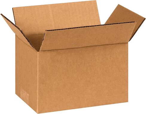 Aviditi 854 Corrugated Cardboard Box 8" L x 5" W x 4" H, Kraft, for Shipping, Packing and Moving (Pack of 25) in Saudi Arabia