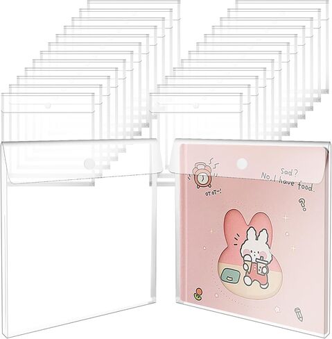 24Pcs Scrapbook Paper Storage 12 x 12 Paper Storage Top Loading Plastic Scrapbook Storage Box Clear Scrapbook Paper Organizer for Holding Scrapbook Paper Photos Vinyl Sheets Files in Saudi Arabia