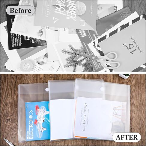 24Pcs Scrapbook Paper Storage 12 x 12 Paper Storage Top Loading Plastic Scrapbook Storage Box Clear Scrapbook Paper Organizer for Holding Scrapbook Paper Photos Vinyl Sheets Files in Saudi Arabia