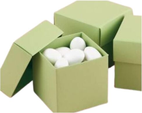 Paper Frenzy Charcoal Gray 2 Piece Party Favor Boxes with Lids 2x2x2 inches (25 pack) for Valentine's Day, Wedding Shower Birthday in Saudi Arabia