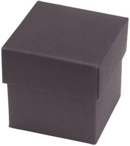 Paper Frenzy Charcoal Gray 2 Piece Party Favor Boxes with Lids 2x2x2 inches (25 pack) for Valentine's Day, Wedding Shower Birthday in Saudi Arabia