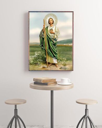 مجموعات الطلاء الماسي JFYHAB Christ، مجموعة فنية ماسية يسوع للبالغين، مثقاب دائري كامل، طلاء بالماس كهدية، ديكور حائط 12×16 بوصة in Kuwait