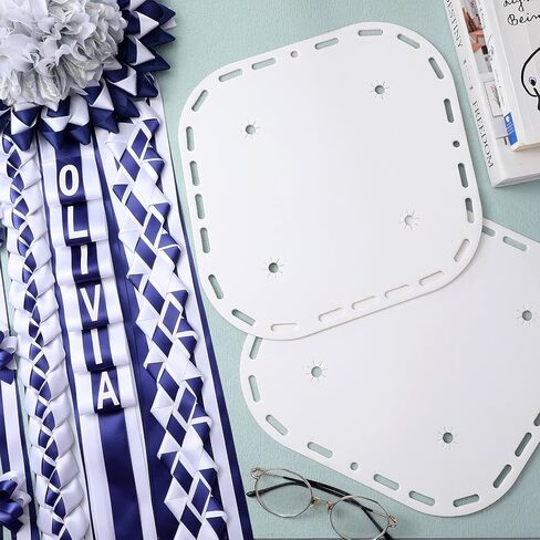 3 Pcs Heavy Duty Homecoming Mum Supplies 13.8 Inch Homecoming Mum Backers Paper Backer Cardboard Large Homecoming Mum Paper Disc for Homecoming Week Party Decorations(Texagon Style) in Kuwait