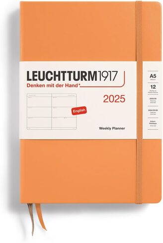 LEUCHTTURM1917 - مخطط أسبوعي 2025، غلاف فني، صغير (A7)، أخضر الغابة (1 يناير - 31 ديسمبر 2025) in Kuwait