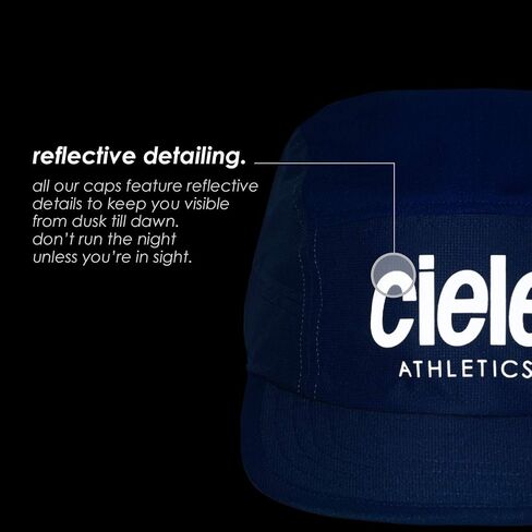 Ciele Athletics GOCap - قبعة ممتازة ماصة للرطوبة قابلة للغسل مع حماية من الشمس، قبعة جري متماسكة من 5 ألواح - قبعة رياضية، قبعات للعدائين، قبعات رياضية، قبعات للتمرين للرجال والنساء - Metamars in Kuwait