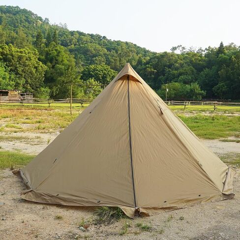 Camping Hot Tent with Wood Stove Jack Winter Teepee Tent 4 Season Backpacking Tent for Survival Hunting Military Fishing in Kuwait