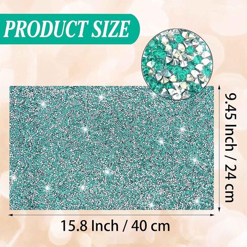 Bling Resin Rhinestone Sticker Crystal Sheet DIY Home&Car Decor Stickers Self Adhesive Glitter Diamond Stickers for Crafts Decoration (White) in Saudi Arabia