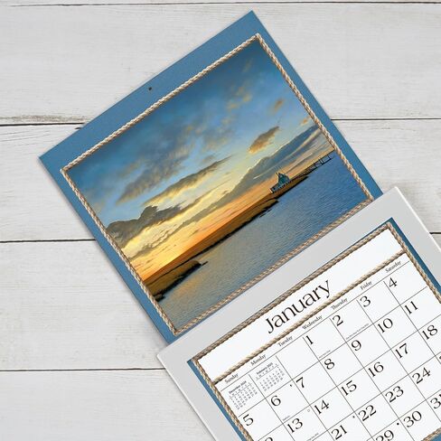 LANG Contemporary Wall Calendar Frame - White, large in Saudi Arabia