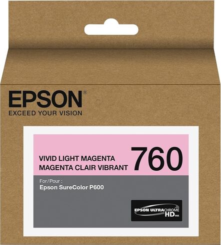 Epson 760 UltraChrome HD Ink (Vivid Light Magenta) for SureColor P600 in Saudi Arabia