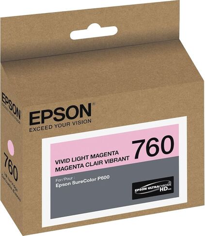 Epson 760 UltraChrome HD Ink (Vivid Light Magenta) for SureColor P600 in Saudi Arabia