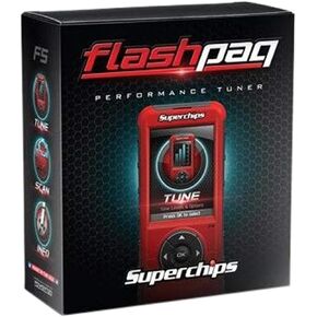 NEW SUPERCHIPS FLASHPAQ F5 IN-CAB TUNER,HEMI GASOLINE & 5.9L,6.7L CUMMINS DIESEL,COMPATIBLE WITH 1998-2014 DODGE RAM & CHRYSLER VEHICLES