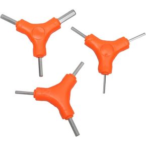 3-Way Bike Hex Wrench Set, Y Allen Wrench All-In-One Multifunctional Biking Maintenance Tool Cycling Torque Spanner Internal Hex Key Repair Tool for Mountain Bicycle, 3Pcs( 2.5, 3, 4, 5, 6, 8mm)