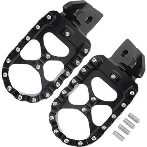 Motorcycle Foot Peg Foot Rest Dirt Bike Foot Pegs For Sur Ron Light Bee S/X For Segway X260 X160 For Talaria Sting MX3 MX4 XXX Taparia Foot Pedals Rests (Black)