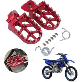 AnXin Motorcycle Foot Pegs Footpeg Pedals FootRest for PW50 1981-2023 PW80 1983-2006 Pit Dirt Bike Black