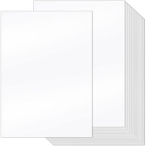 Eaasty 50 Sheets White Cardstock Paper 11 x 17 Cardstock 80lb Large Thick Printer Paper Cover StockSmooth for Inkjet or Laser Printers Flyers Menus 210g