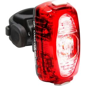 NiteRider Omega 330 Lumens USB Rechargeable Bike Tail Light Powerful Daylight Visible Bicycle LED Rear Light Easy to Install Road Mountain City Commuting Adventure Cycling Safety Flash