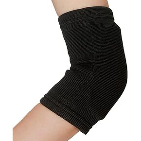 D&M Elbow Pad Sleeve, 12mm Thick pad, Black, S-Size, 1pc, Made in Japan, 737