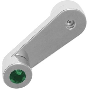 GG Grand General 56182 Chrome Plastic Window Crank w/Blue Jewel for Freightliner FLD/Classic