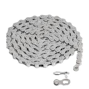 Hycline Bike Chain 6/7/8 Speed,Half Hollow Lightweight Bicycle Chains for Road Bike/MTB/BMX,1/2 x 3/32 Inch 116 Links-Gold