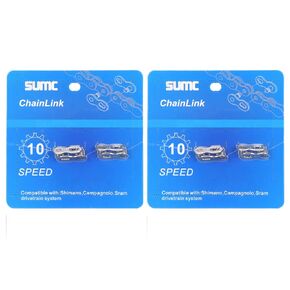 Bibike 6/7/8/9/10/11/12 Speed Quick Link 4 Pairs Sumc Reusable Bicycle Chain Missing Link -4 Colors