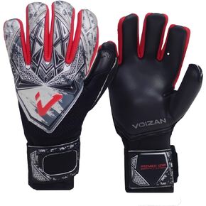 قفازات Voizan Rival Volcano لكرة القدم - قفازات كلاسيكية لراحة اليد والقطع، قفازات حارس مرمى الشباب، قفازات حارس مرمى كرة القدم مع حماية الأصابع والمعصم، قفازات كرة القدم للبالغين والرجال والفتيات in Kuwait