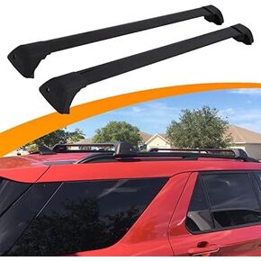 Snailfly Crossbars Customized for 2020-2024 Ford Explorer Black Adjustable Roof Racks Cross Bars with Lock