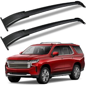 220lbs Roof Rack Cross Bars Compatible with Chevrolet Suburban & Tahoe, GMC Yukon & Yukon XL, Cadillac Escalade & Escalade ESV 2015-2020, Heavy Duty Aluminum Roof Rails Crossbars All Metal