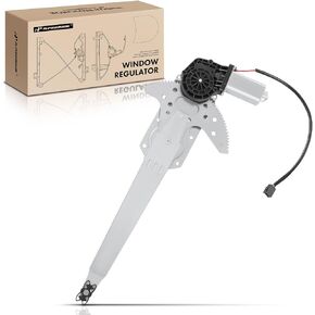 A-Premium Power Electric Window Regulator with Motor Replacement for Ford Bronco F Super Duty F-100 F-150 F-250 F-250 HD F-350 F53 F59 1980-1997 Front Driver Side