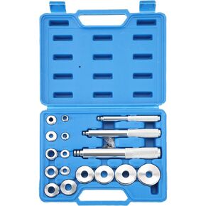 ATPEAM Bearing Race and Seal Bush Driver Set 17 Pcs Bearing Driver Set Bearing Press Kit Bearing Packer Master Set Wheel Axle Bushing Installation Kit