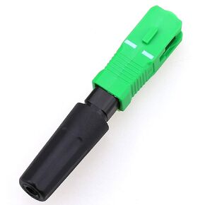 10pcs Ftth Embedded Tele Grade Quick Assembly Connector SC/APC Covered Wire Fiber Optic Connector,APC
