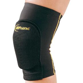 D&M Tricot Knee Pad sleeve, 12mm thick pad, Black/Turquoise, S-size, 1pc, Made In Japan, D-811 in Kuwait