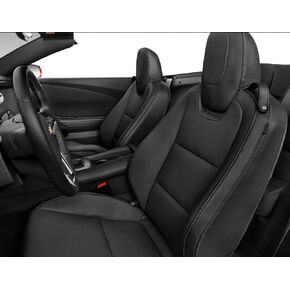 Seat Covers Custom Fit for Chevrolet Camaro 2016-2024 6th Gen Camaro LT LS RS SS ZL Coupe Model Faux Leather Vehicle Protect Cushion…