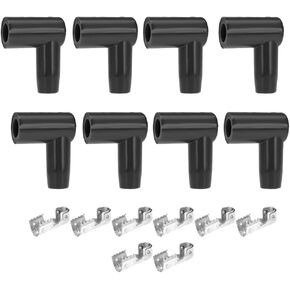 طقم طرفي 90 درجة أحذية HEI ومحطات قفل إيجابية لفائف التمهيد شرارة التوصيل سلك الإشعال 8 قطعة in Kuwait