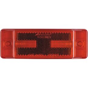 Maxxima M20330Y Amber 2" x 6" LED Clearance Marker/Auxiliary Turn Signal Light with Reflectorized Lens